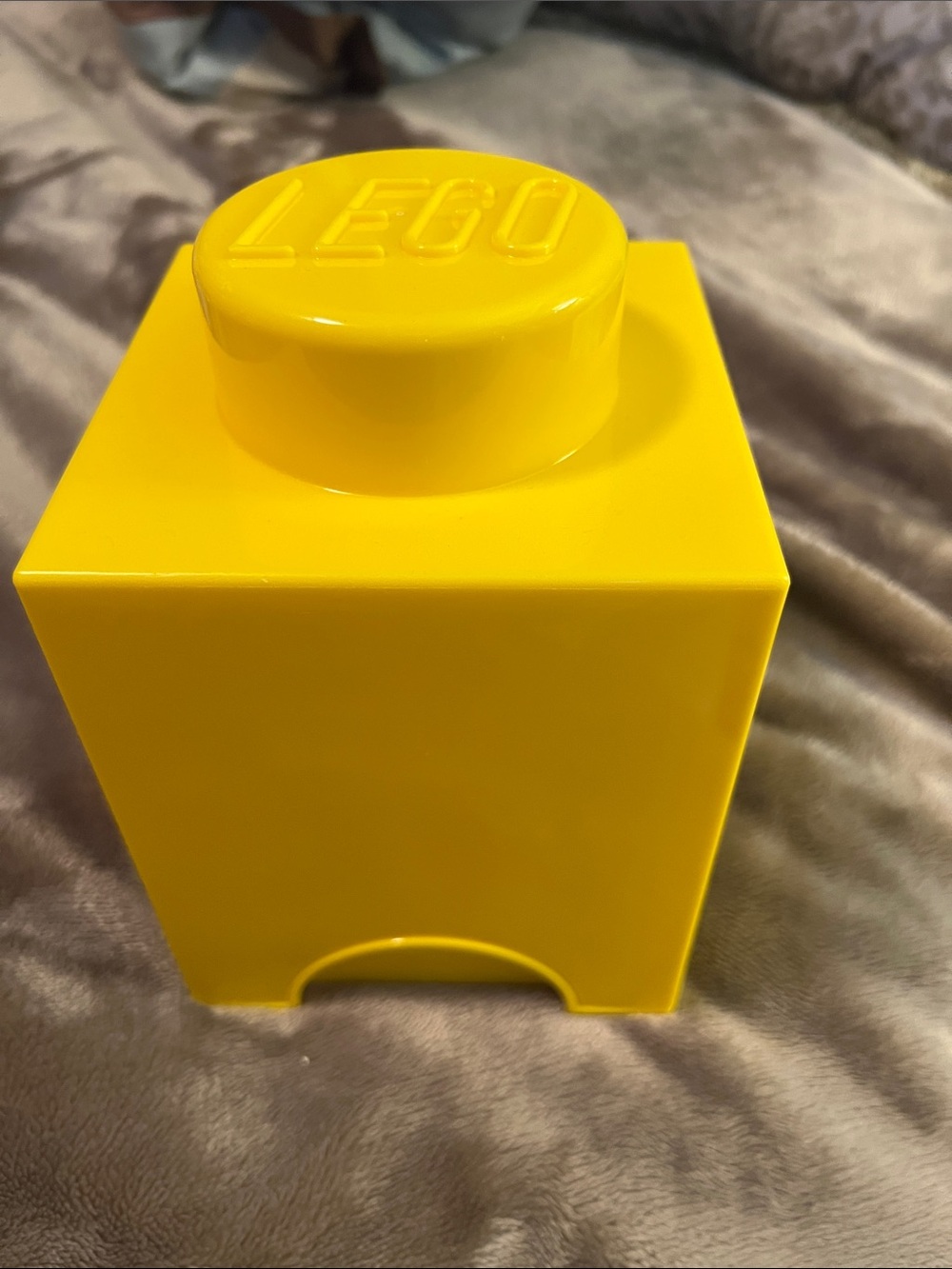 LEGO Bright Yellow Stackable Brick Storage Container